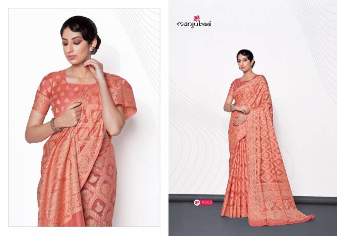 Manjubaa Muskaan 3 New Exclusive Wear Lucknowi Cotton Saree Collection